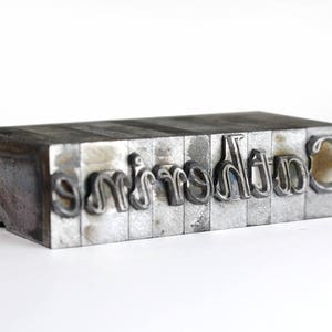 CATHERINE - 36pt Vintage Metal Letterpress