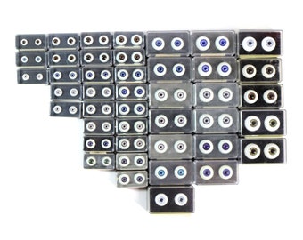 YOU PICK - Vintage Doll Eyes Glastic Real Eyes Plastic Replacement Eyes