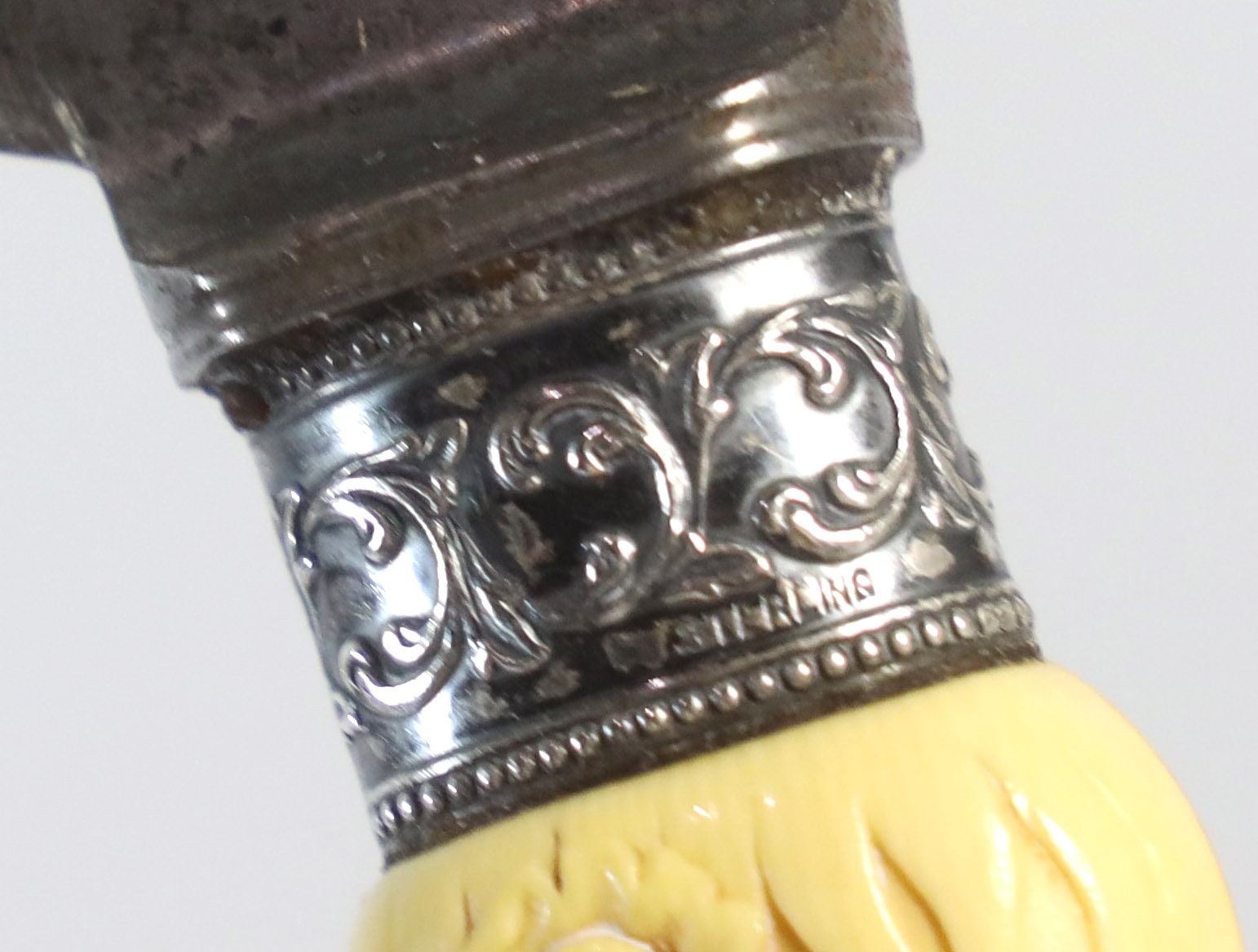 Vintage 3-piece Landers Frary & Clark Sterling Silver Carving