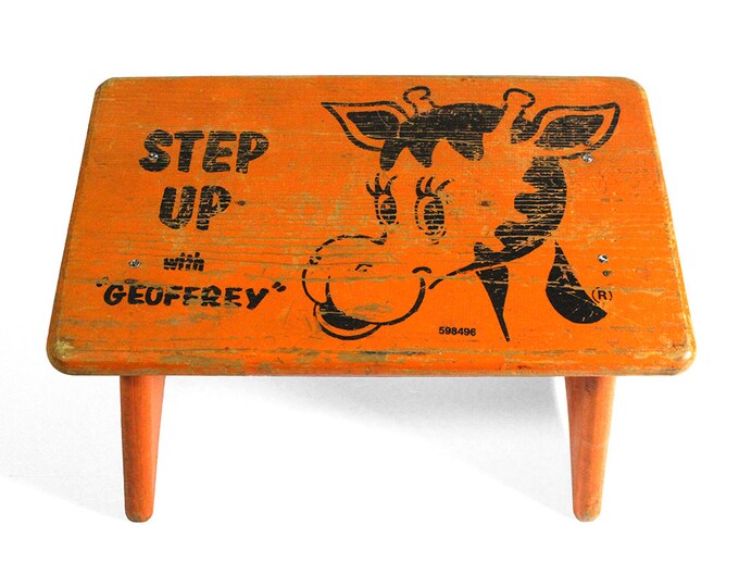 Vintage Wooden Children's Step Stool Step up With Etsy