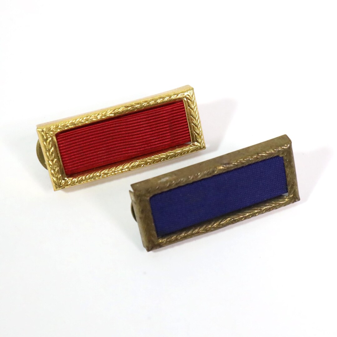 Set of 2 Vintage Military Ribbons - Army Presidential Unit Citation ...