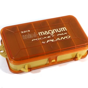 Vintage Mini Magnum Pocket Pak by Plano Tackle Box