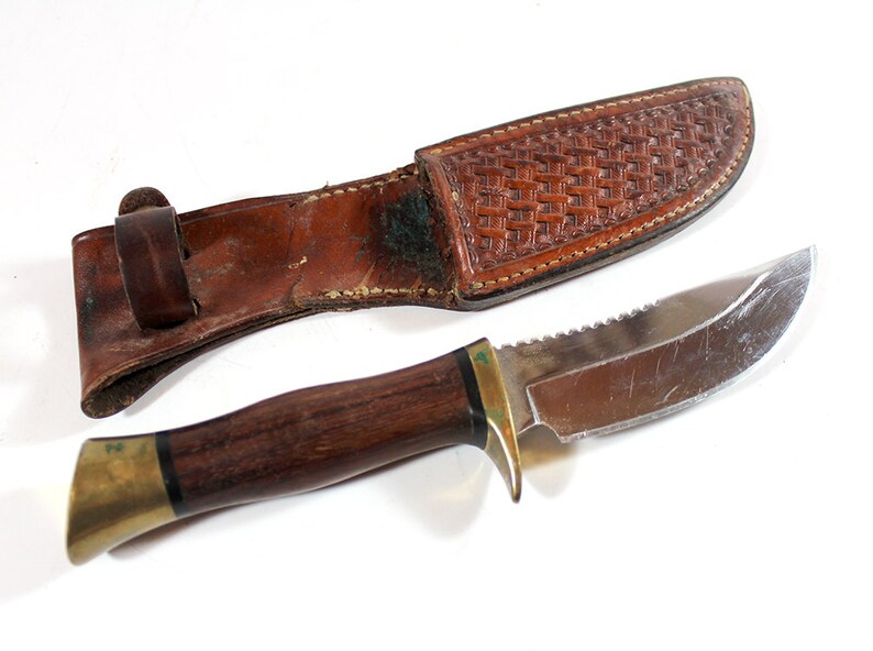 Vintage Browning Hunting Knife 4518 Etsy
