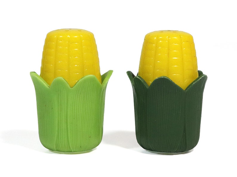 Vintage Corn On The Cob Salt and Pepper Shakers image 1
