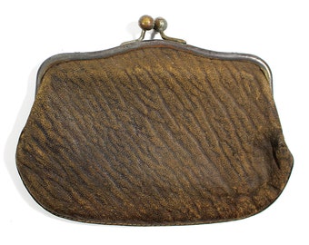 Vintage Genuine Leather Coin Purse