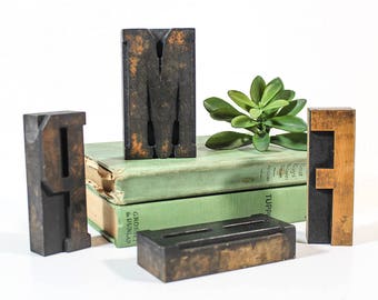 YOU PICK - 4 Inch Wooden Letterpress - Printers Type
