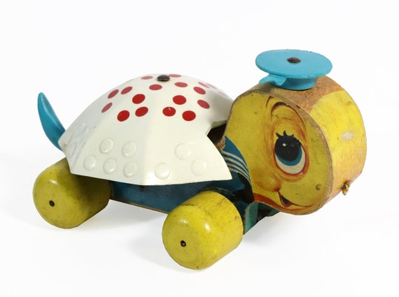 vintage fisher price turtle pull toy
