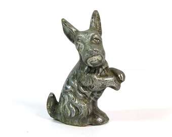 Vintage Metal Terrier Dog