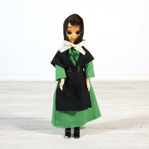 Vintage Dolls of the World - Arco Green / Black Clothing Doll