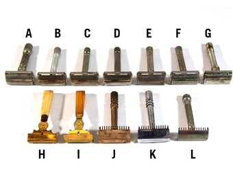 YOU PICK Vintage Safety Razor – Gillette, Fat Boy, Super Speed, Old Type, Gem Micromatic, Eversharp Shick, Shick Injector