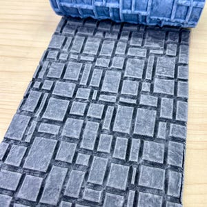 Ancient Block Stone Wall Roller