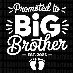 Promoted to Big Brother 2026 PNG, Big brother png, digital download, Big Brother is 2026 PNG