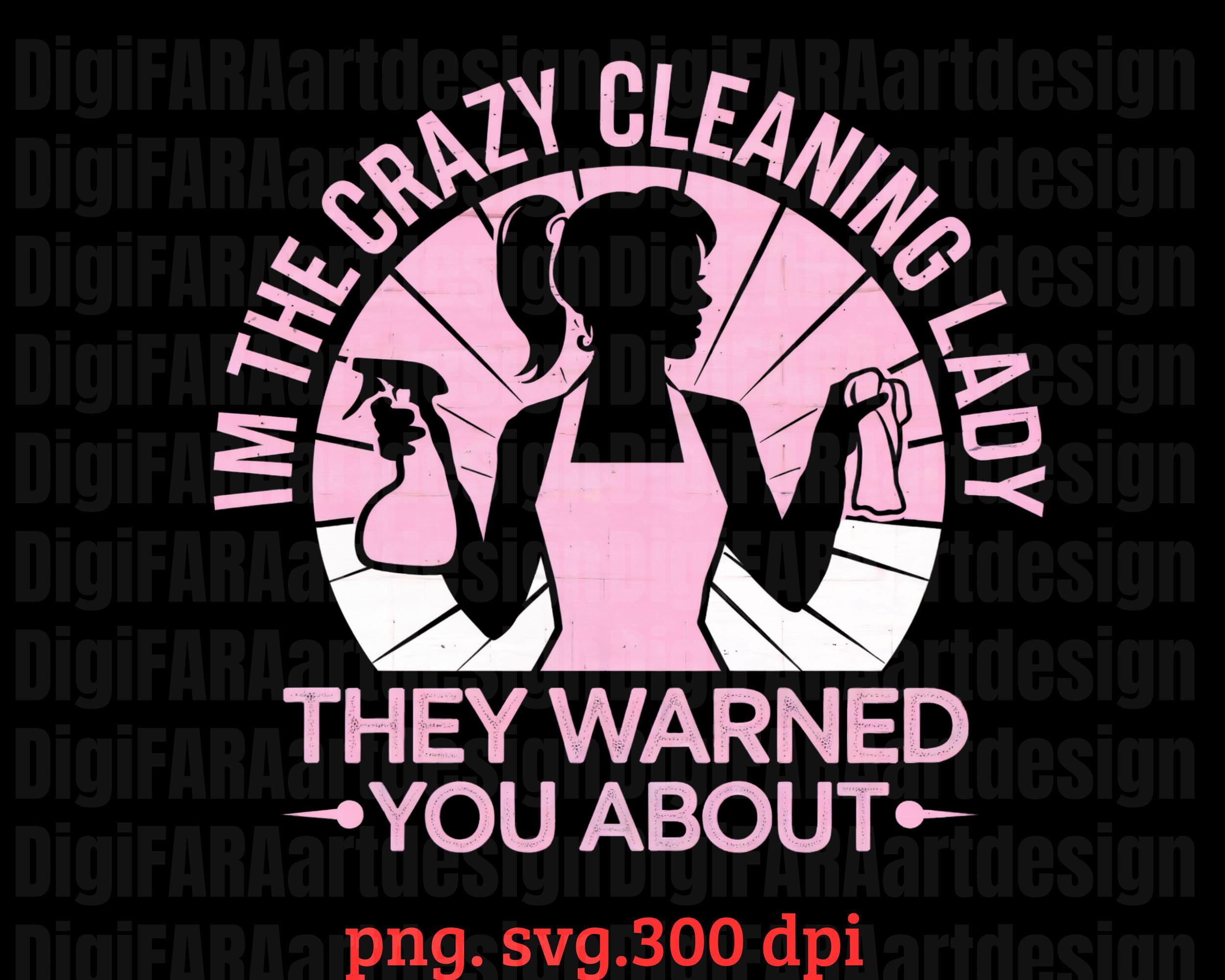 Funny cleaning lady - Etsy México, image size:2500x2000