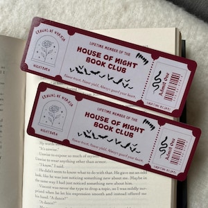 Lesezeichen | Lesezeichen Lesezeichen | Fantasy Lesezeichen | Rotes Lesezeichen | Geschenk für Buchliebhaber | Buchklub