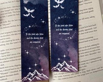 ACOTAR Bookmark | Night Court Bookmark | Fantasy Bookmark | Cute Bookmark | Gift For Book Lover | Book Club
