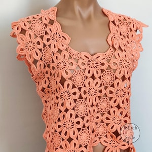 Flowers T-shirt / Crochet Pattern