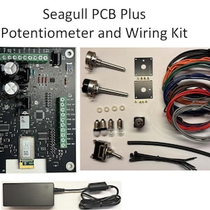 Bluetooth PCB for Antique Radios  Bundled with Potentiometer and Wiring Kit
