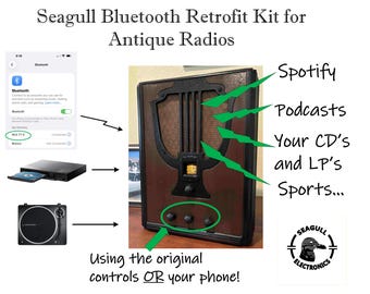 Bluetooth Retrofit Kit  for Antique Radios