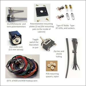 Potentiometer and Wiring Kit for Seagull Retrofit PCB
