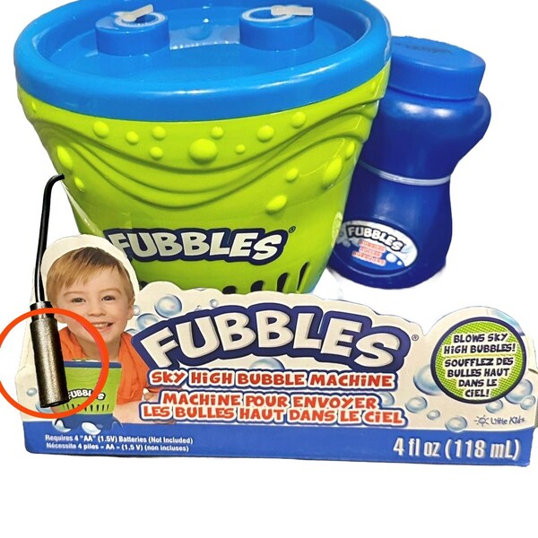 Switch Adapted Bubble Machine (GREEN)