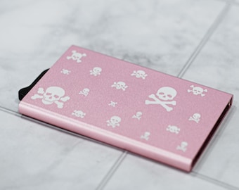 Personalized RFID Wallet - Custom Engraved Slim Card Holder Gift