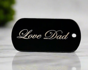 Custom Laser Engraved Aluminum Keychain - Personalized Metal Keychain with Your Design