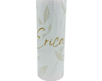 Personalized Stainless Steel Tumbler, Custom Insulated 20oz Cup