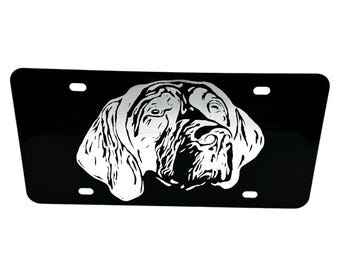 Custom Laser Engraved License Plate - Personalized Metal Car Tag