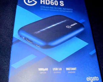 Elgato HD60 S Game Capture Card 1080p 60FPS, Streaming & Recording for PS5 Xbox PC