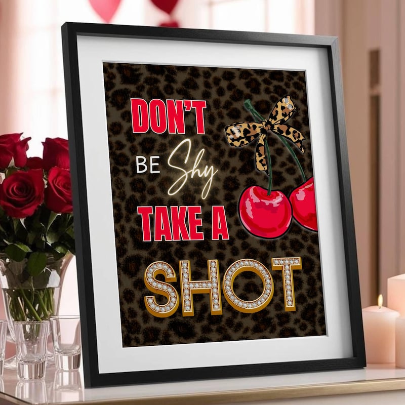 Cherry and Cheetah Birthday Signs Etsy