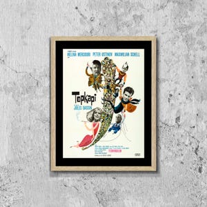 Topkapi 1964 Filmplakat, Leinwand, Istanbul City Filmplakat, Werbeplakat gedruckt, Reiseplakatdruck