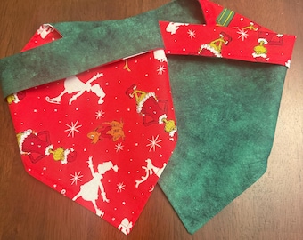 Merry & Mischief Pet Bandana | Reversible Holiday Bandana