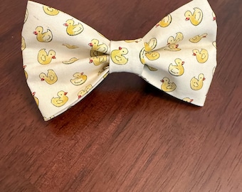 Quack Attack Dog Bow Tie: Duck Collar Accessory for Dogs or Cats