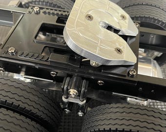 1/14 Scale Tamiya RC Truck Fifth Wheel Plate Height Riser For Lowboy Trailer