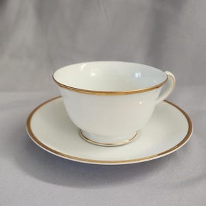 Cup & Saucer Set | Noritake Dignatio | 1960s | Vintage China | Christmas Gift