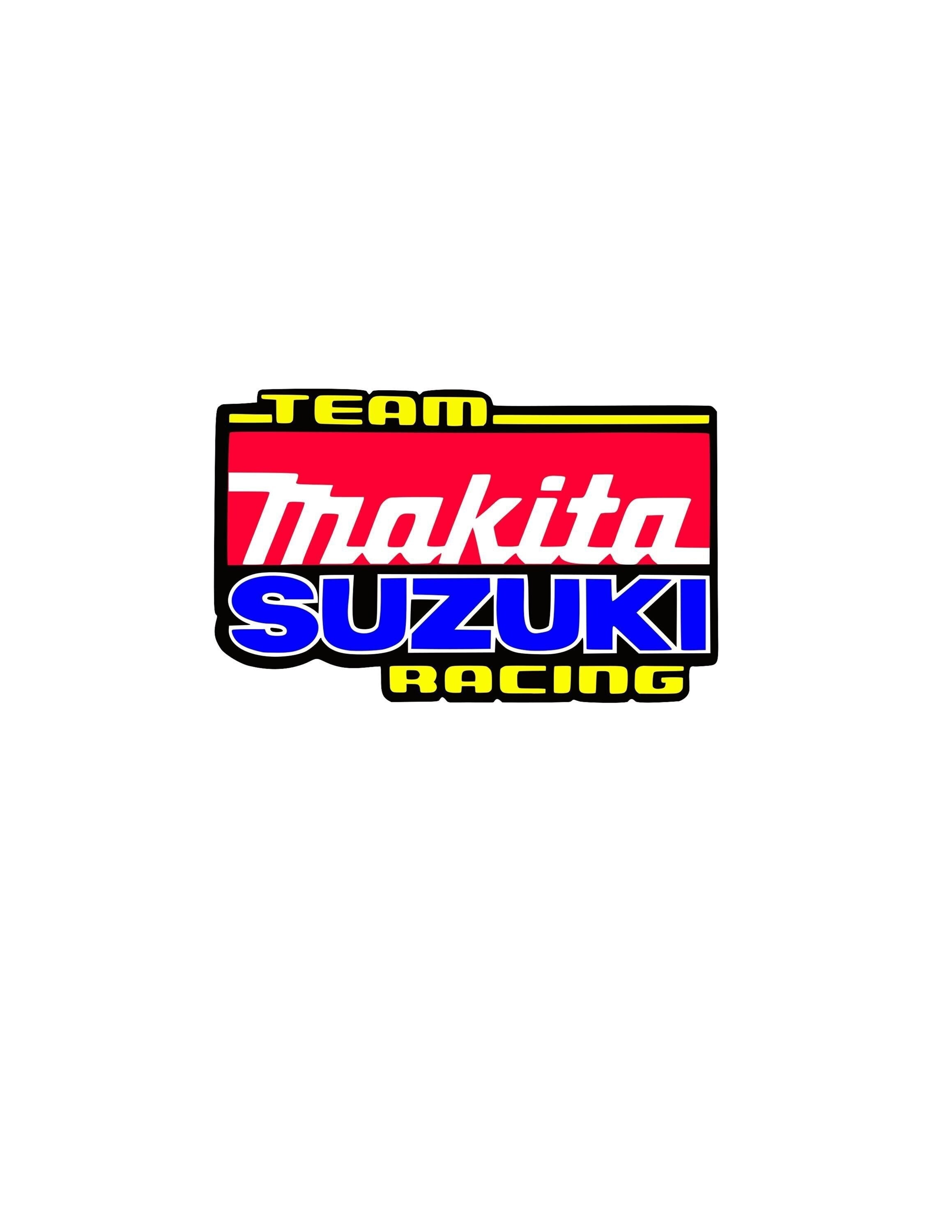 Makita Suzuki Reproduction Decal or T-shirt, Old School Vintage 