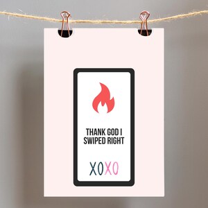Lustige Tinder Valentinstag Karte Digitaler Download Valentinstag Geschenk Lustige Karte zum Valentinstag Geschenk Print on Demand Geschenk