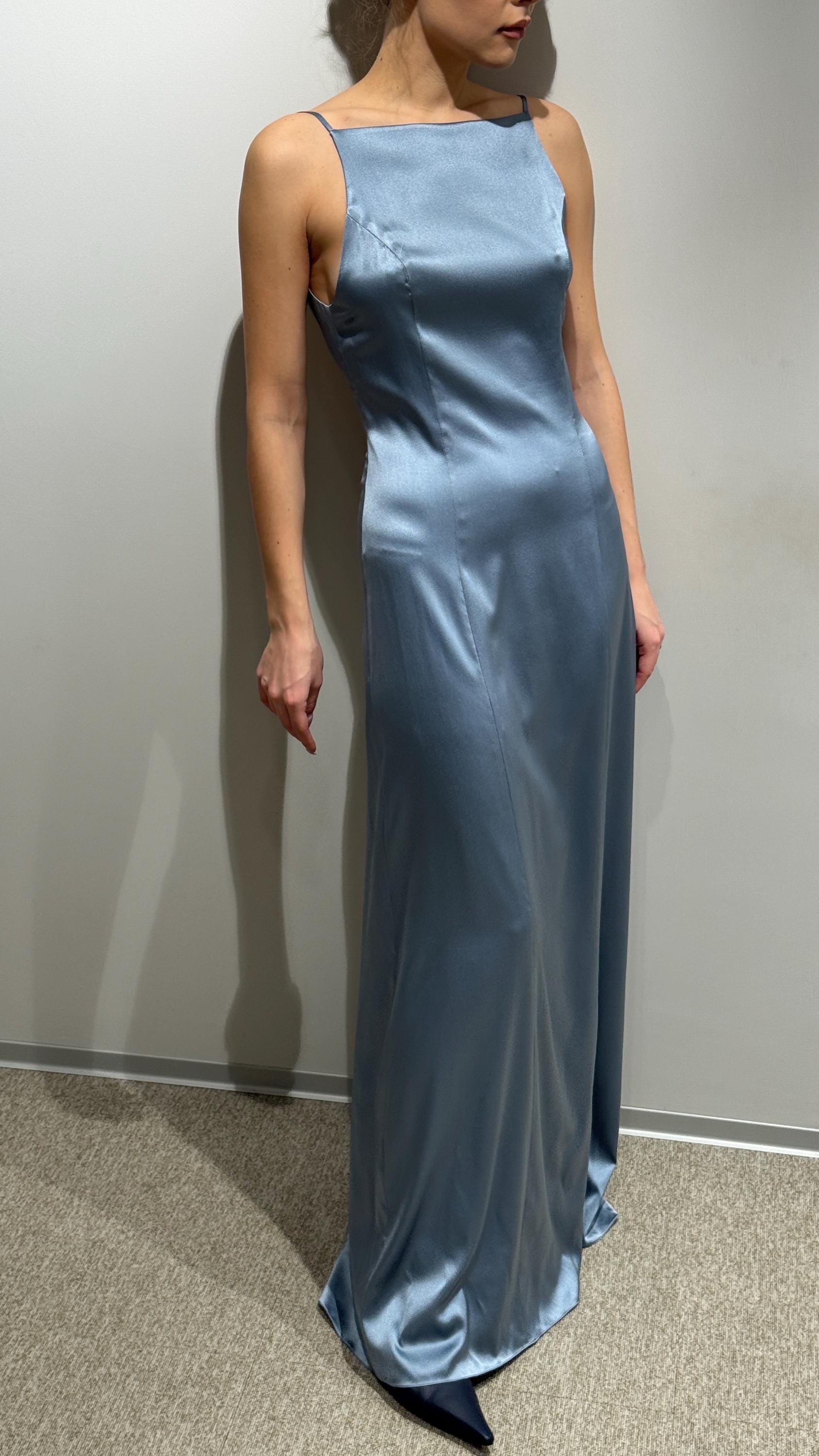ice blue slip dress Mabel Slip Dress Ice Blue, S