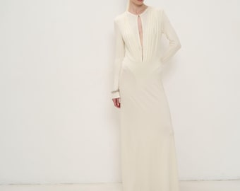 Wedding Convertible Dress, Wedding Guest Dress, Evening Wedding Dress, Special Occasion Dress, Romantic Wedding Gown, Silky Occasion Dress