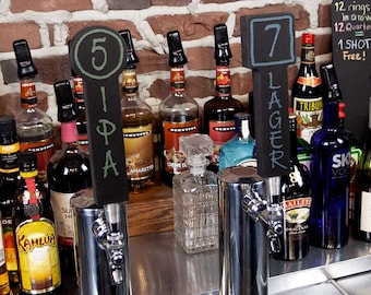 Chalkboard Beer Tap Handle – Customizable Home Bar Accessory