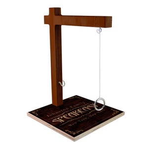 Custom, Speakeasy, Tabletop Ring Toss Game, Game, Ring Toss, Gift, Realtor Gift, Housewarming, Bar, Home Decor, Man Cave, Decor, Tabletop
