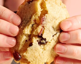 Cookie recipe, cranberry, coconut, homemade cookies, pastry, baking, cookies, christmas, giant cookie, digital download, Baking Printable