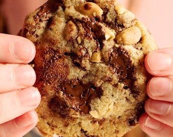 Cookie recipe Chocolate Nuts, nutty, choco cookie recipe, Baking Printable, homemade cookies, baking, cookies, christmas, giant cookie
