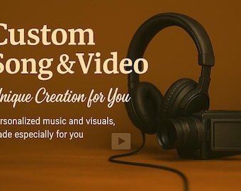Música Personalizada + Montagem de Vídeo – Música Personalizada e Lembrança em Vídeo | Presente de Casamento, Aniversário e Aniversário