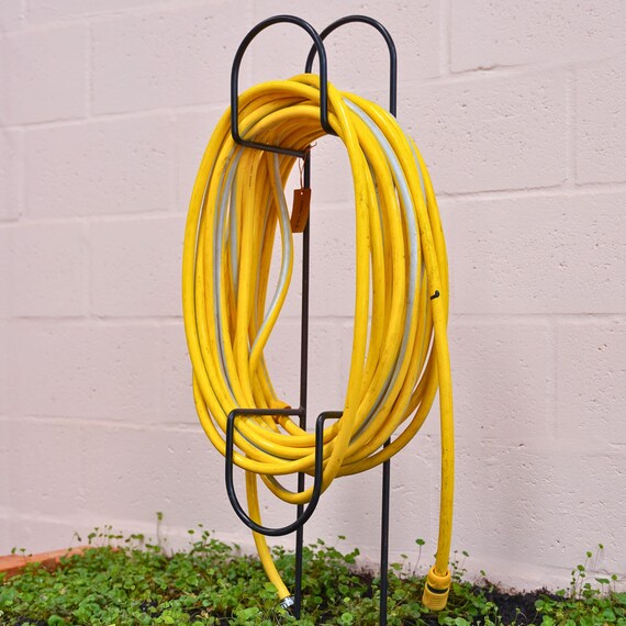 Fire Beauty Freestanding Garden Hose Holder - Detachable Steel Hose Organizer Rack