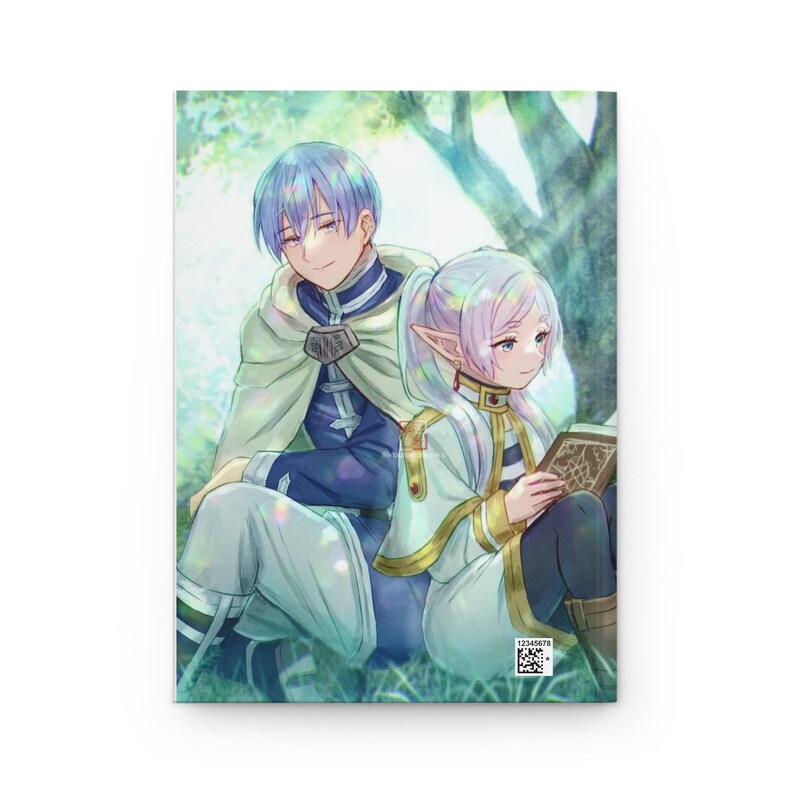 Frieren, Anime Elf Mage Character Journal | Hardcover Matte Notebook ...