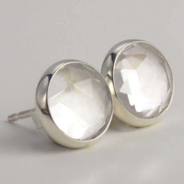 Clear Quartz Earring Etsy