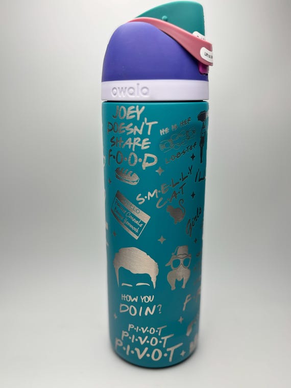 Friends TV Show Engraved Owala, Central Perk Freesip, Personalized