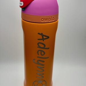 Custom Engraved Owala Water Bottle - Personalized With Name - Custom Engraved Free Sip Bottle - 24oz 32oz 40oz
