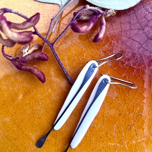 Long Dangle Earrings Lightweight Earrings Statement Geometric Earrings Modern Boho Handmade Jewelry Unique Gift Hypoallergenic Titanium